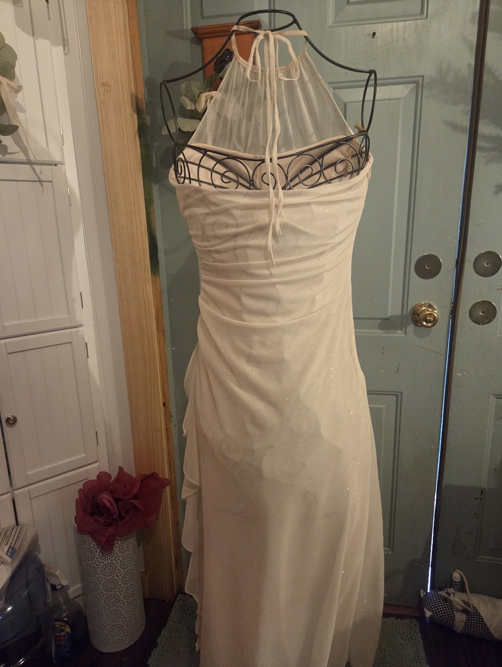 Chiffon Off-white Formal - Picture 5 of 10